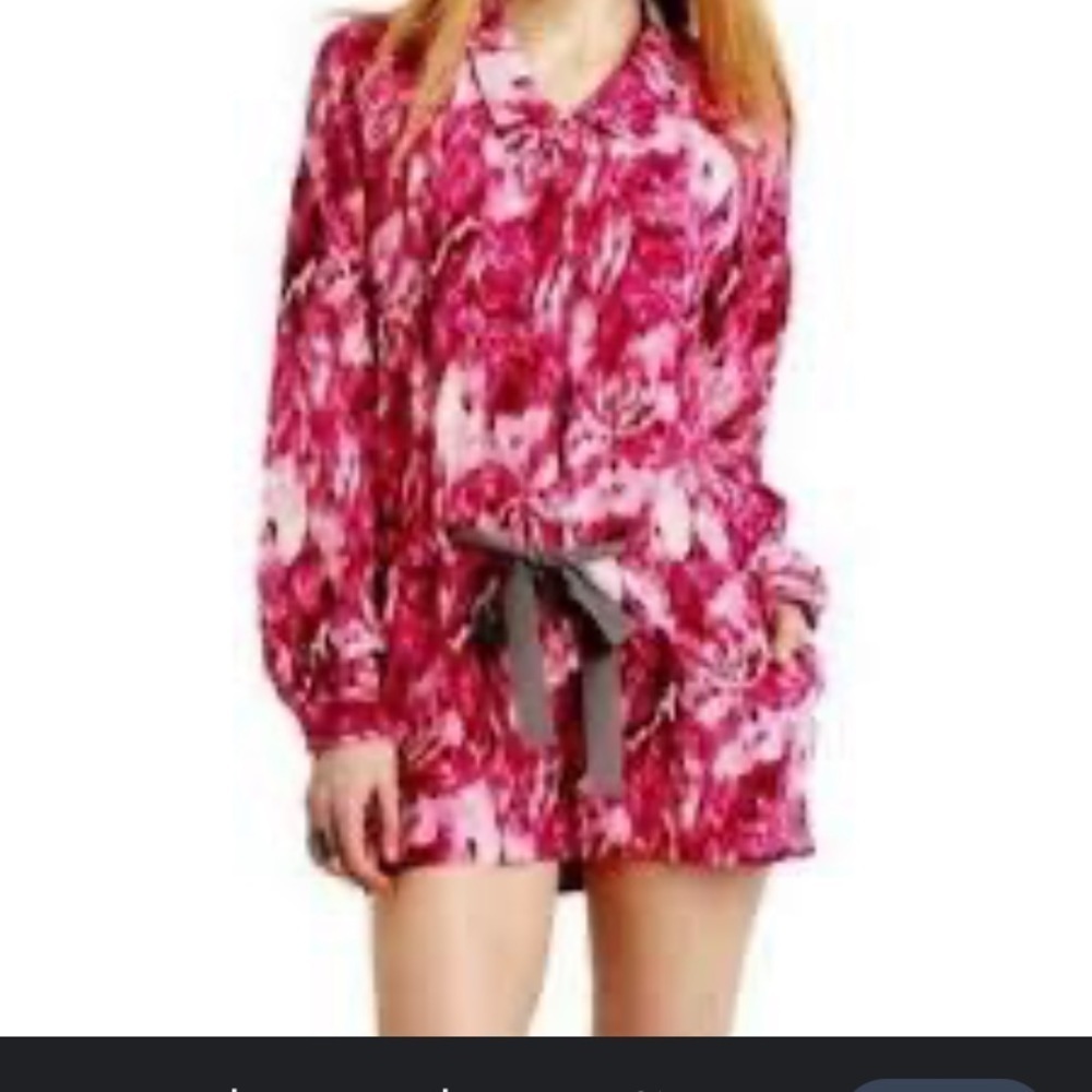 2b Rych Marble Silk Short Romper Size M